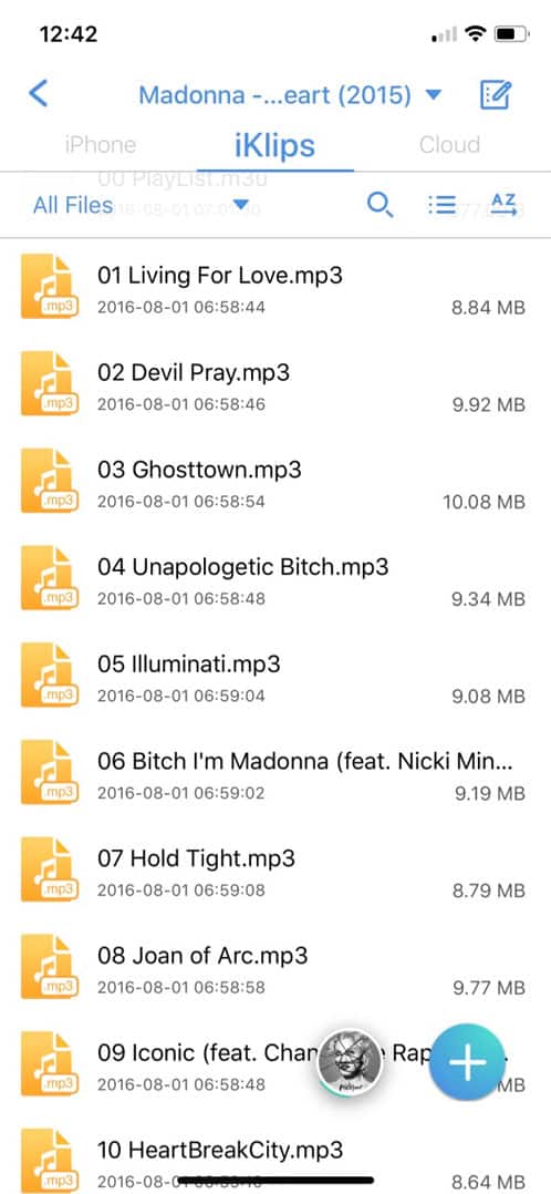 Adam Elements iKlips music album