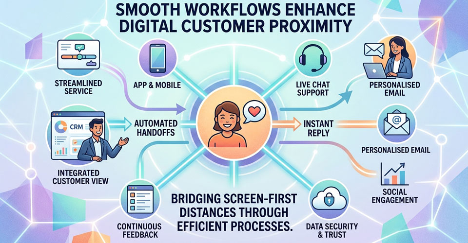 Smooth Workflows Enhance Digital Customer Proximity
