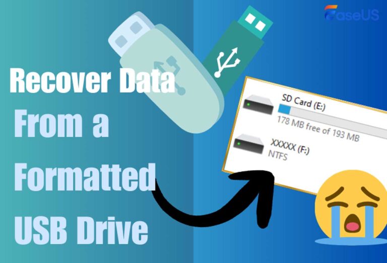 Recover Data from a Formatted USB Drive with 4 Easy Fixes