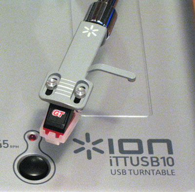 Playback needle comes with a protective plastic cover to keep the needle safe.