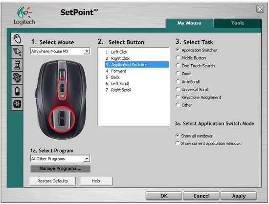 logitech mx anywhere 2 software download
