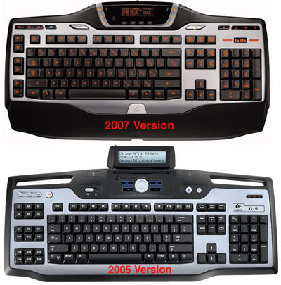 Direkte Visum lampe Logitech G15 Gaming Keyboard Review