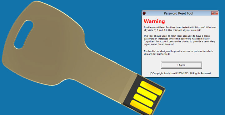reset windows password key reset windows password key