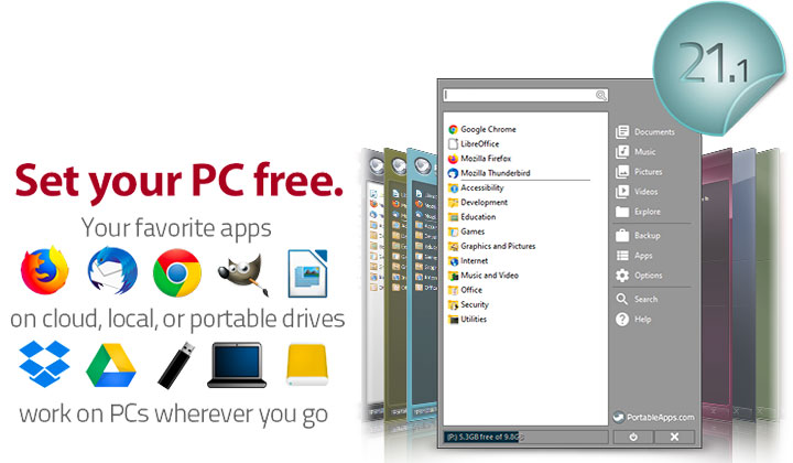  Portable software for USB, portable, and cloud drives