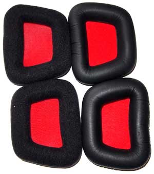 Velour & leatherette earpads 